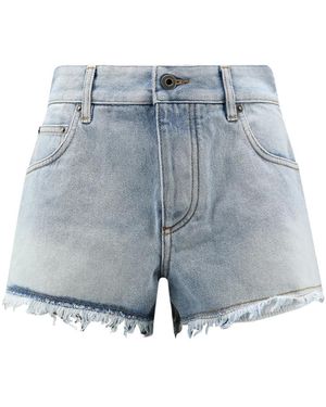 Loewe Korte Broeken ,Blauw ,Denim Paula's Ibiza Denim Shorts