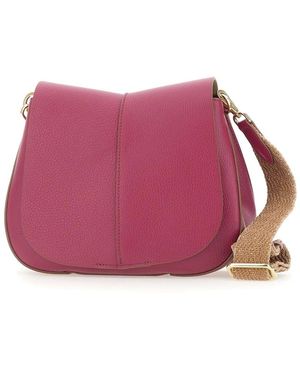 Gianni Chiarini Tassen ,Roze ,Leer Helena Round - Rood