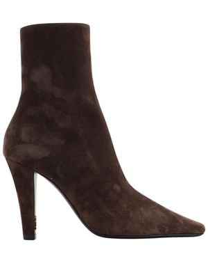 Saint Laurent Heeled Boots - Brown
