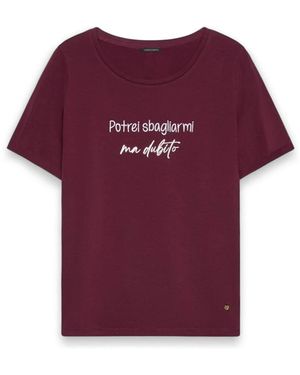 FIORELLA RUBINO T-Shirts - Morado