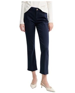 Fracomina Cropped Jeans - Blauw