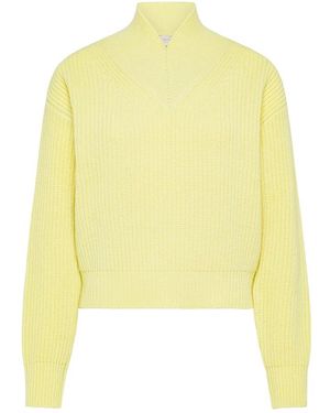 Cruna Round-Neck Knitwear - Jaune
