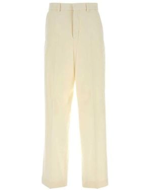Ami Paris Straight Trousers - Natural