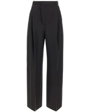 Victoria Beckham Wide Trousers - Black
