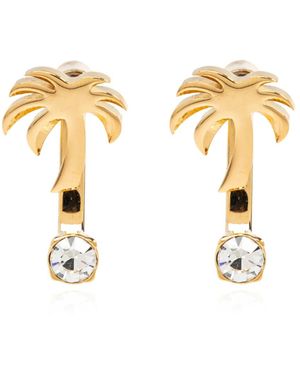 Palm Angels Logo-förmige ohrringe - Mettallic