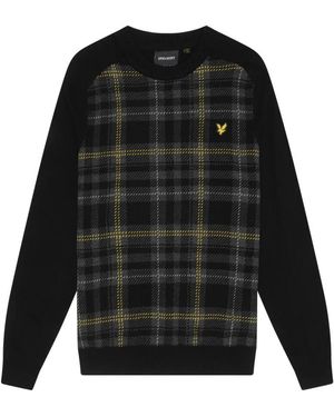 Lyle & Scott Round-Neck Knitwear - Black