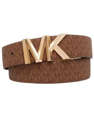 Michael Kors Ledergürtel Zum Wenden - Braun