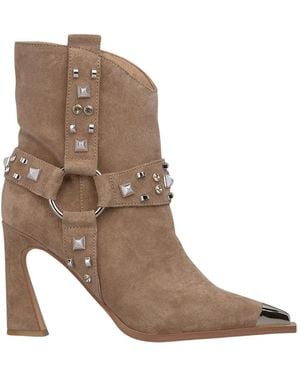 Alma En Pena. Cowboy & Biker Boots - Brown