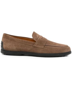 Tod's 78L Wildleder Loafer - Braun