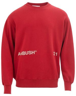 Ambush Hochwertiger roter baumwollpullover