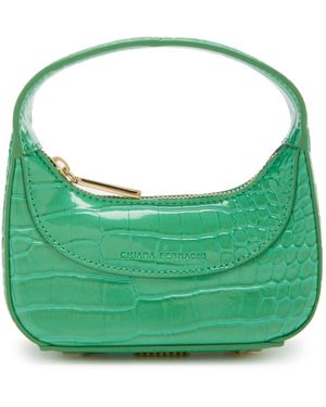 Chiara Ferragni Zwarte Schoudertas Van Kunstleer - Groen