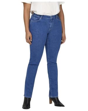 Only Carmakoma Alicia Regular Denim Jeans - Blauw