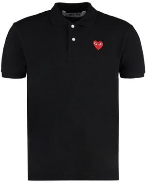 COMME DES GARÇONS PLAY Polo Shirts - Black