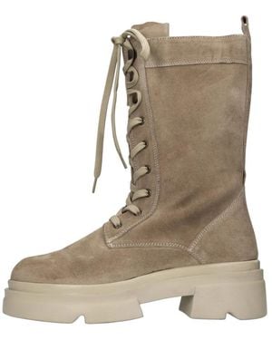 Emanuélle Vee Lace-Up Boots - Neutre