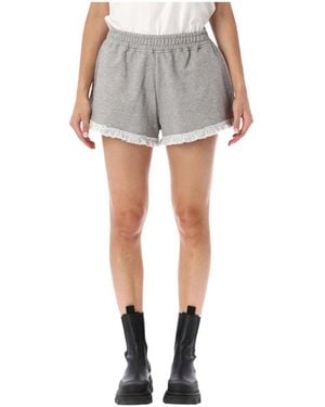 Ganni Short Shorts - Grey