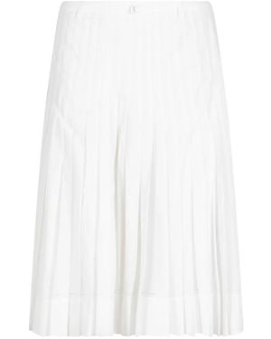 Low Classic Midi Skirts - Blanco