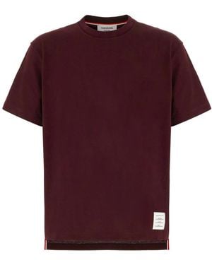 Thom Browne 4-Bar Jersey T-Shirt - Paars