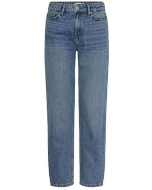 Ichi Jeans ,Blauw ,Straight Jeans