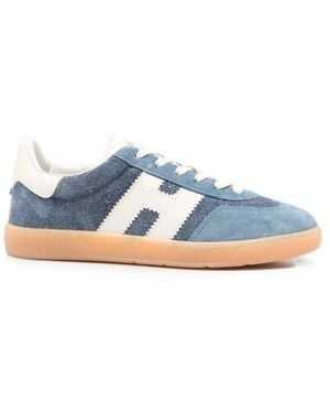 Hogan Schoenen ,Blauw ,Leer Cool Sneakers