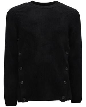 Moschino Round-Neck Knitwear - Black