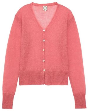 Ines De La Fressange Paris Truien & Vesten ,Roze ,Wol Alex Cardigan - Rood