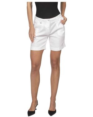 Fay Pleated Shorts - Blauw