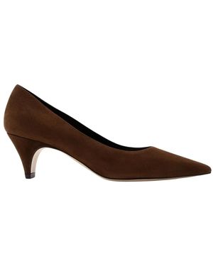 Parallèle Schoenen ,Bruin ,Leer Roka Pomp