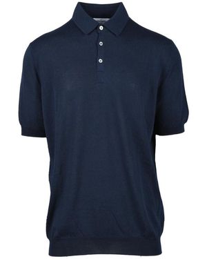 Gran Sasso Polo Shirts - Blue