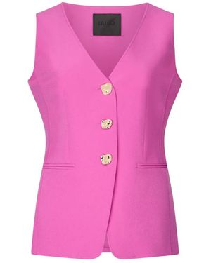 Liu Jo Waistcoats - Purple