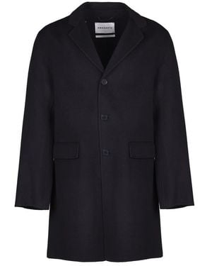 Amaranto Single-Breasted Coats - Azul