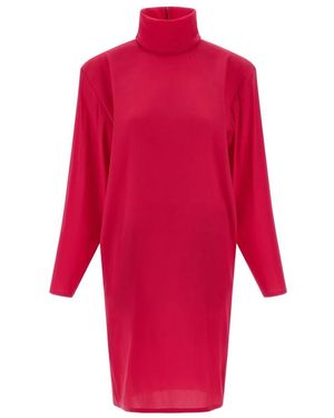 Saint Laurent Knitted Dresses - Red