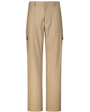Etro Straight Trousers - Natural