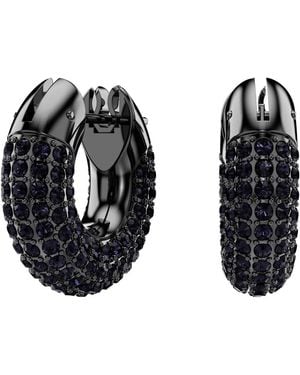 Swarovski Pendientes de aro Dextera - Negro