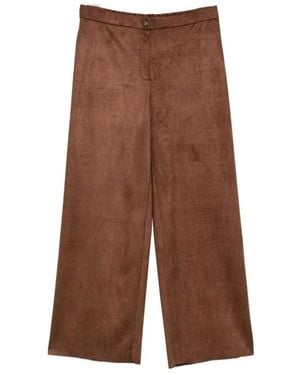 Marina Rinaldi Wide Trousers - Marron