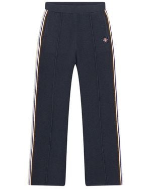 CASABLANCA Broeken ,Blauw ,Katoen Gestructureerde Joggingbroek