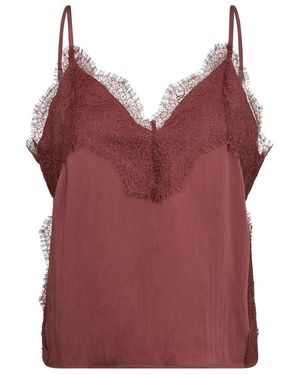 Mos Mosh Tops ,Bruin ,Sleeveless Tops - Rood