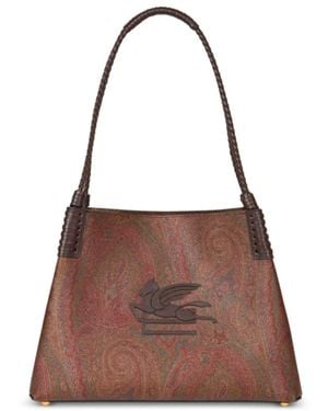 Etro Paisley Libra Tote Bag - Braun