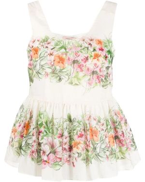 Twinset Overhemden ,Veelkleurig ,Blouses - Wit