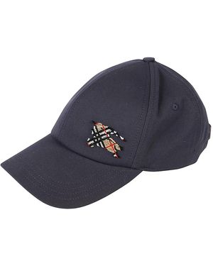 Burberry Accessoires ,Blauw Hoeden