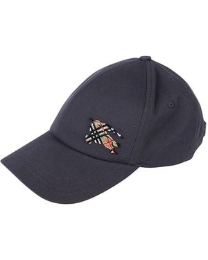Burberry Accessoires ,Blauw Hoeden