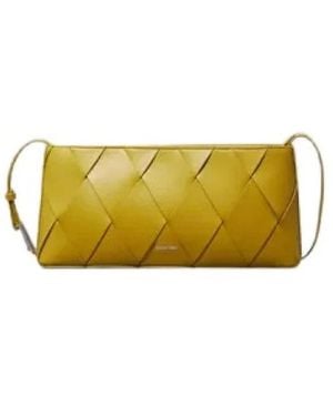 Calvin Klein Shoulder Bags - Giallo
