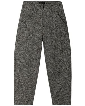 Cambio Broeken ,Grijs ,Katoen Orly Plain Broek