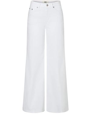 M·a·c Jeans ,Wit ,Katoen Wide 5239/0333/010 Jeans