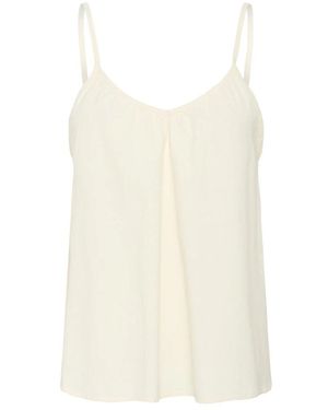 Saint Tropez Sleeveless Tops - White