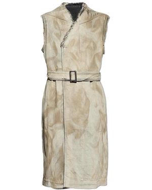 Rick Owens Jassen ,Katoen Korte Mouw Jas - Naturel