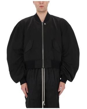Rick Owens Bomber Jackets - Negro