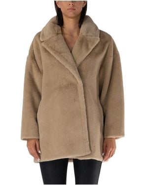 Betta Corradi Faux Fur & Shearling Jackets - Marrone