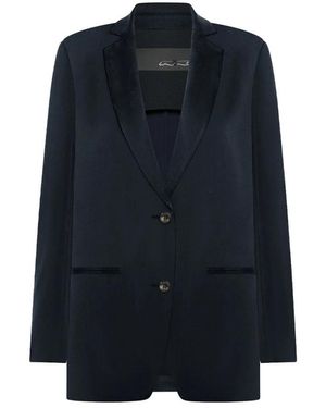 Rrd Jassen ,Blauw ,Polyester Cupro Boyfriend Blazer