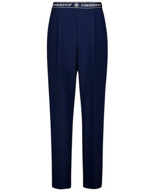 CASABLANCA Tapered Trousers - Blue