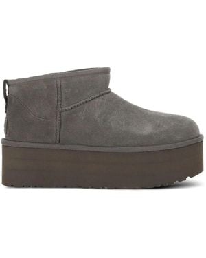 UGG W Classic Ultra Mini Platform - Grau